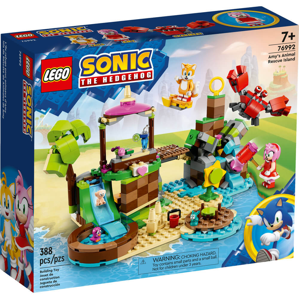 LEGO® Sonic the Hedgehog™ Amy’s Animal Rescue Island 76992 Building Toy Set  (388 Pieces)