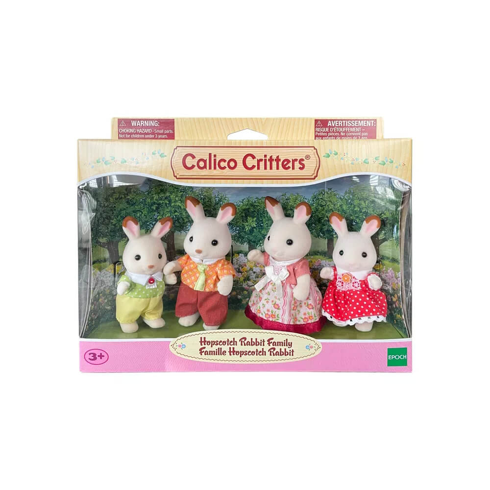 Sylvanian Families / Calico Critters Chocolate Rabbit Family Celebration  Set