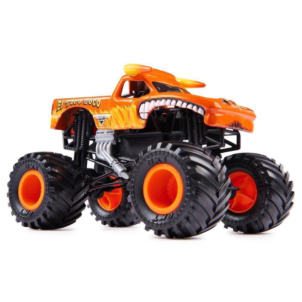 Monster Jam Official El Toro Loco Remote Control Monster Truck, 1:24 Scale  - New