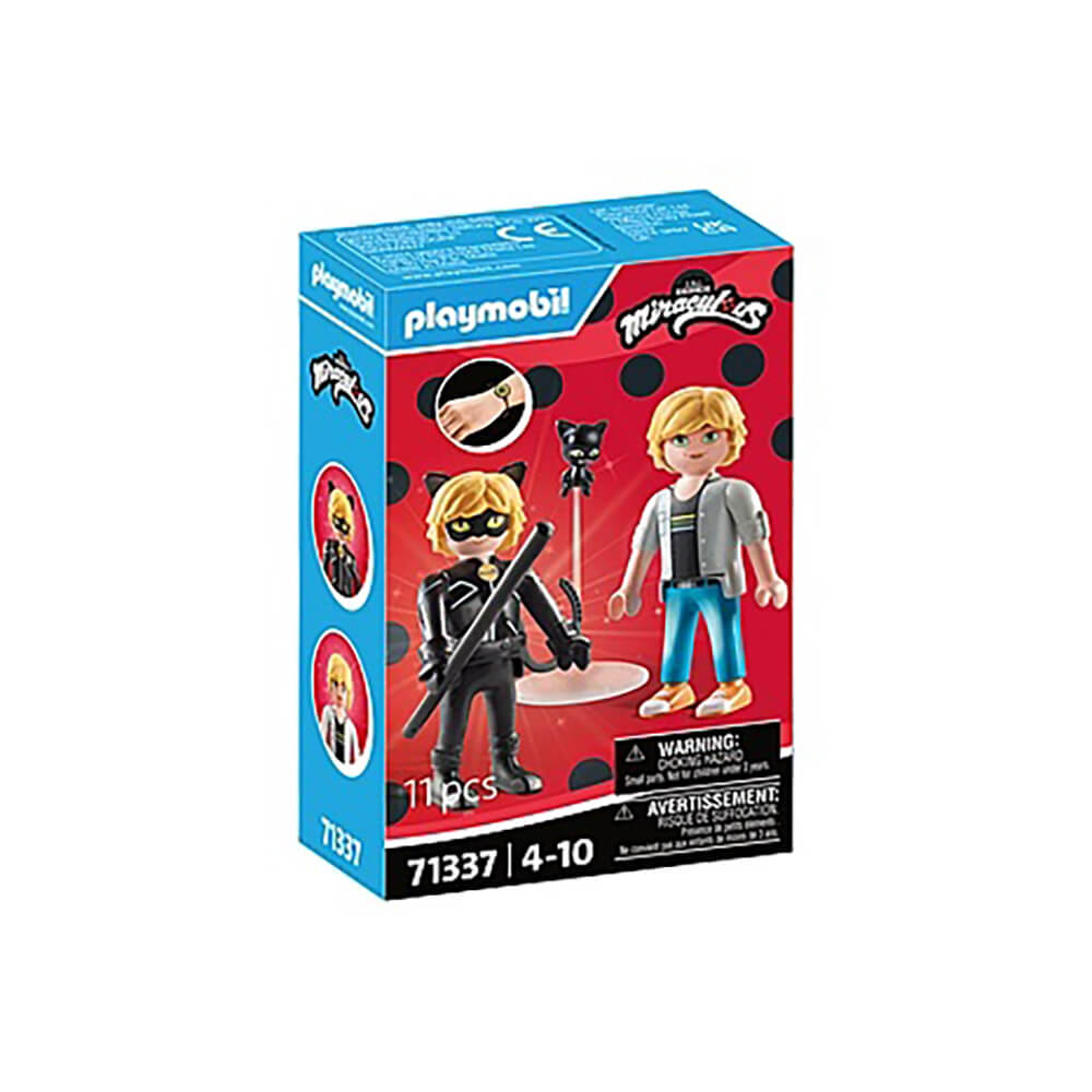 PLAYMOBIL Miraculous Adrien & Cat Noir Figure Set – Maziply Toys