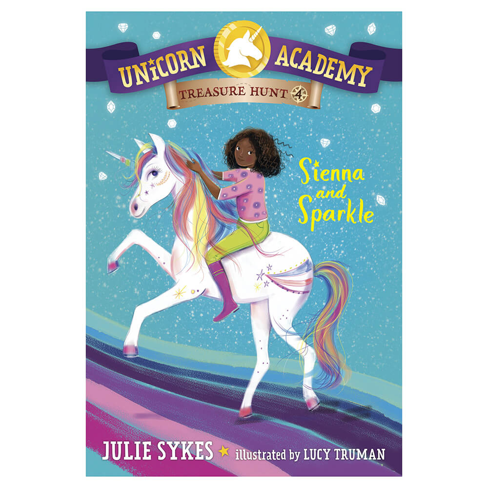 Sparkle　Unicorn　Sienna　and　(Paperback)　Academy　Hunt　Treasure　#4: