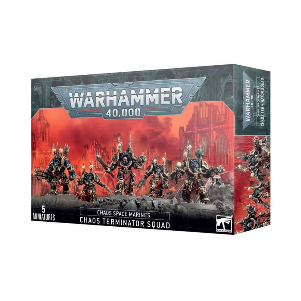 Warhammer 40K Chaos Space Marines Chaos Terminator Squad – Maziply 