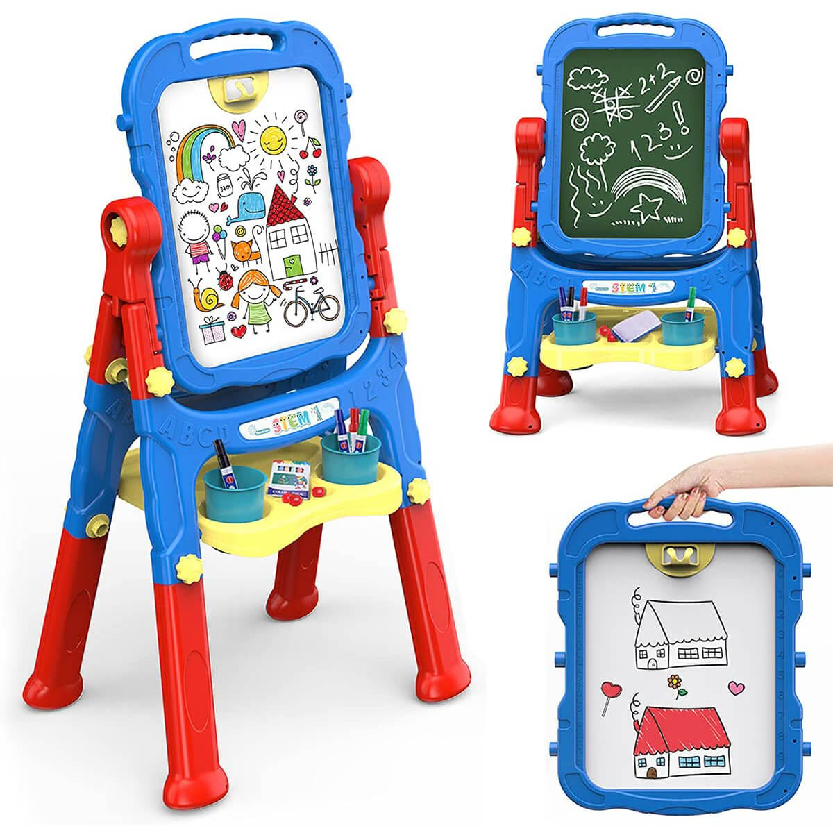 Hape All-In-One Double-Sided Bamboo Easel