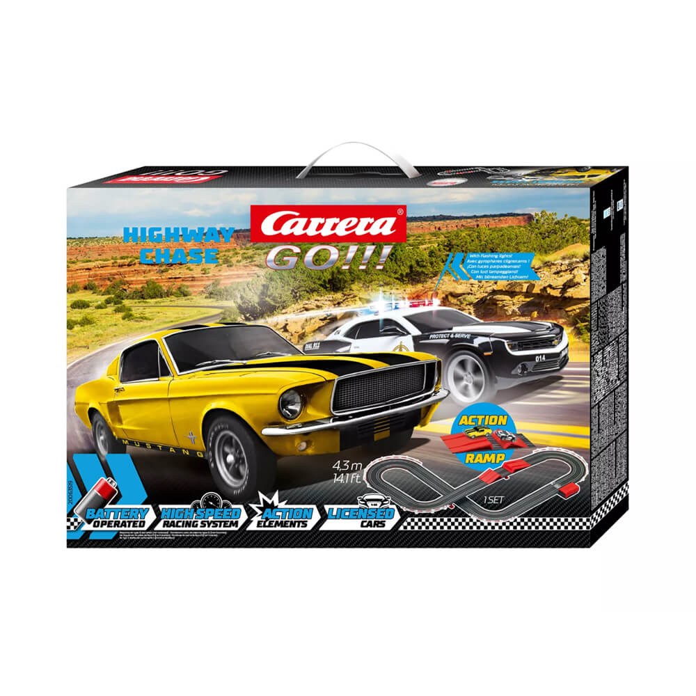 Carrera Go!!! Disney Cars Track Action 1:43 Scale Slot Car Racing Set