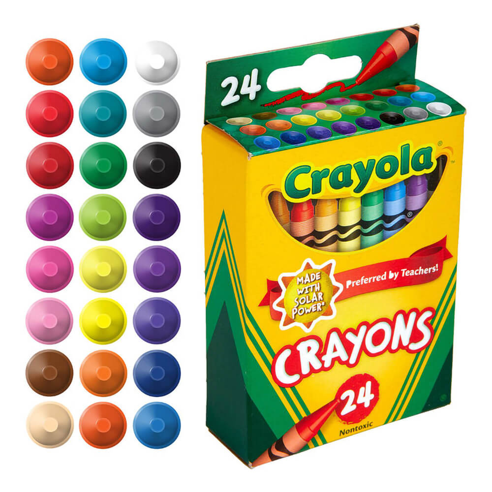 Crayola 4-ct. Crayon Party Favor Pack, 24 Boxes : Toys & Games 