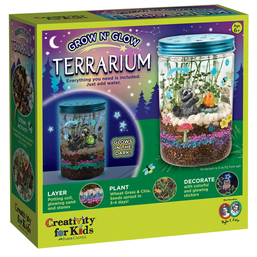 Creativity for Kids Crystal Mermaid Terrarium Kit - STEM Projects