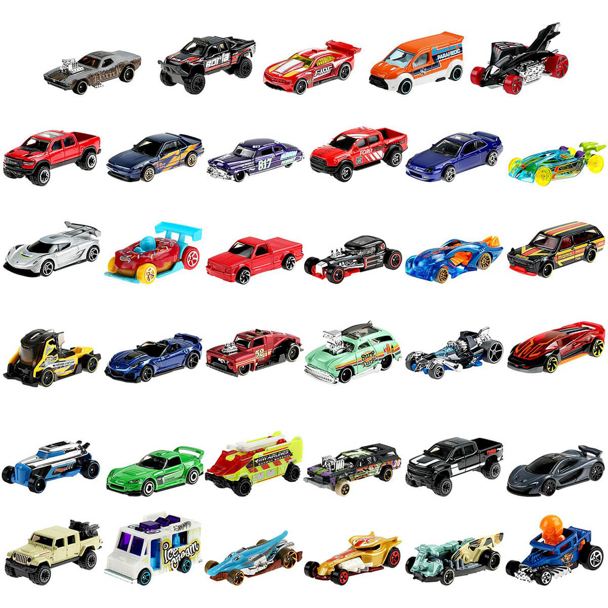 Hot Wheels Basic Die-Cast Vehicles Assortment - L2593