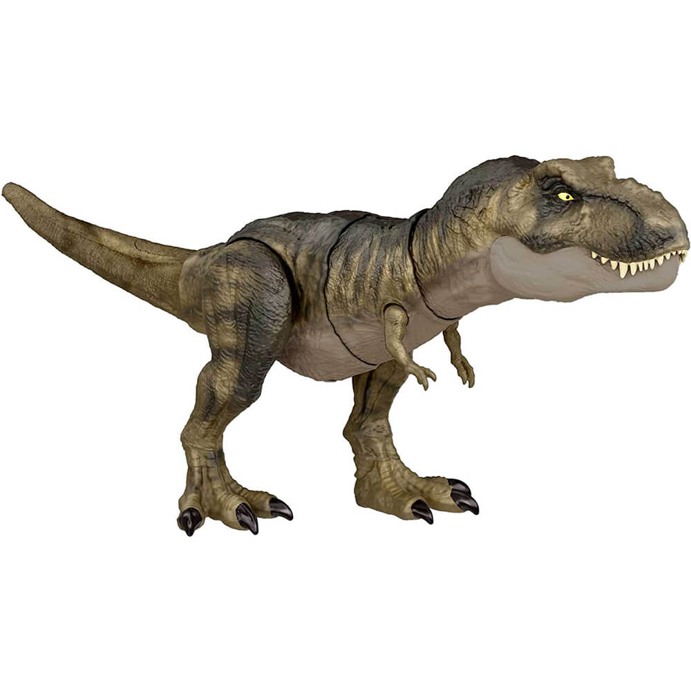 Jurassic World Dominion Thrash 'N Devour Tyrannosaurus Rex Figure – Maziply  Toys