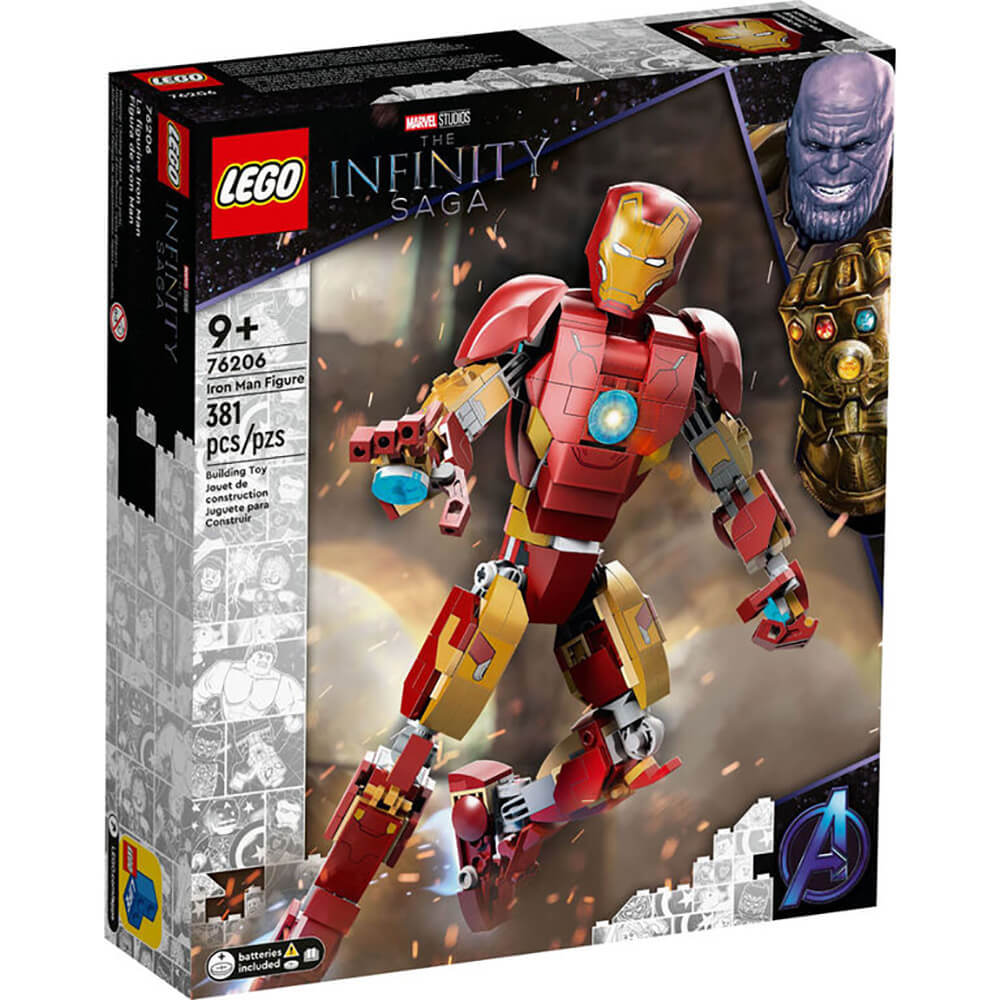 Heroes Marvel Iron Man Figure 381 Piece Building Set
