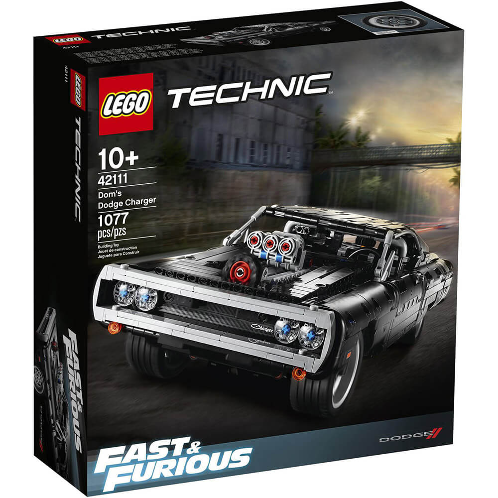 LEGO® TECHNIC™ GOES FULL THROTTLE WITH DOM'S DODGE CHARGER SET