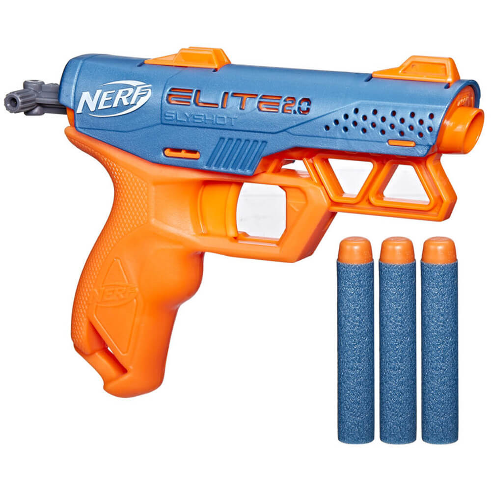 Nerf n-strike Long Strike cs-6 rifle Toy Dart Shotgun Foam Gun Hasbro  WORKING