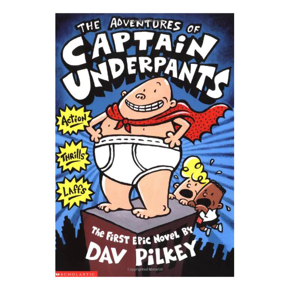 Captain Underpants Soft Superhero Toy, 10-Inch, from The bestselling Comic  Book Series by Dav Pilkey, Red For 5 - 12 years