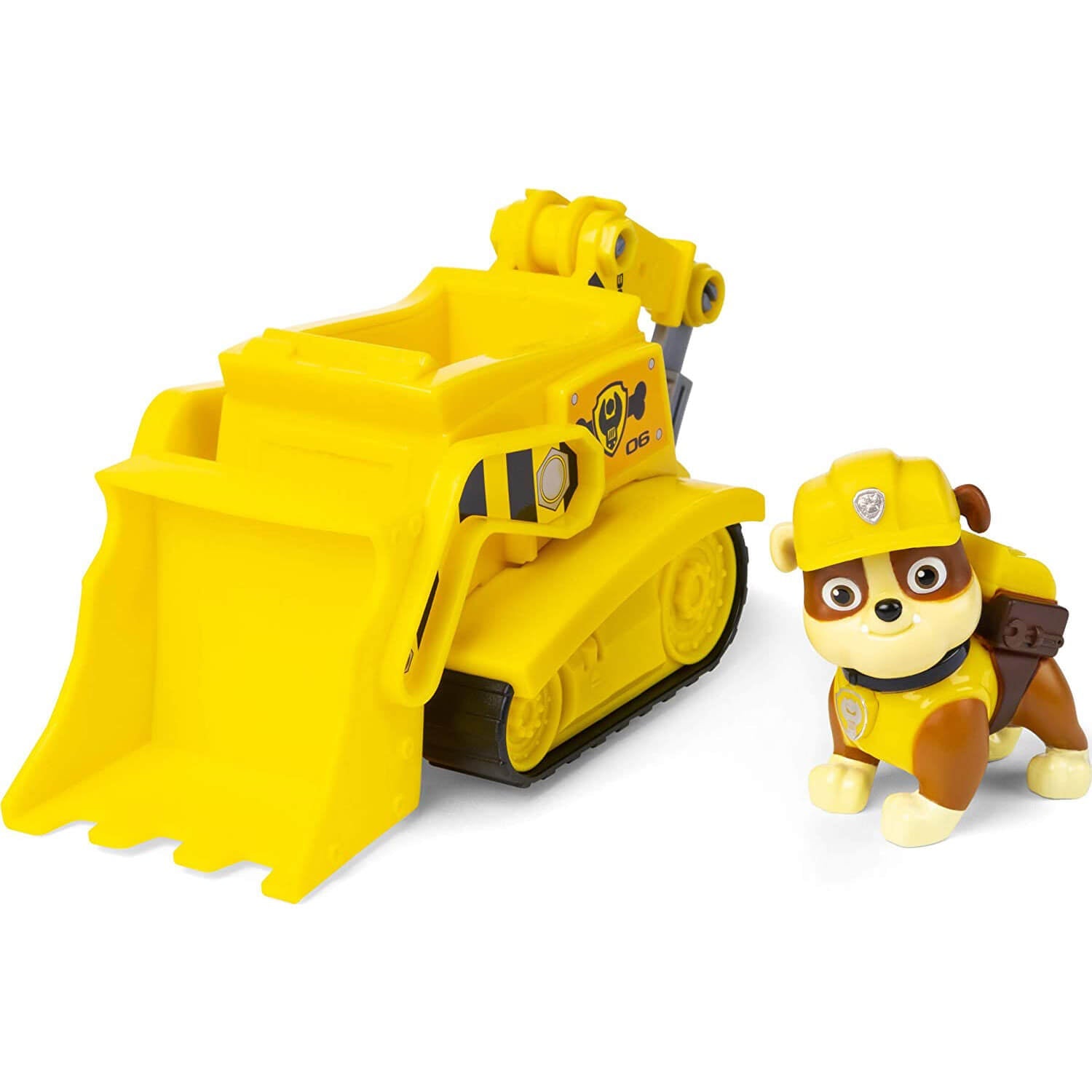 PAW Patrol Rubble's Bulldozer Vehicle with Collectible Figure