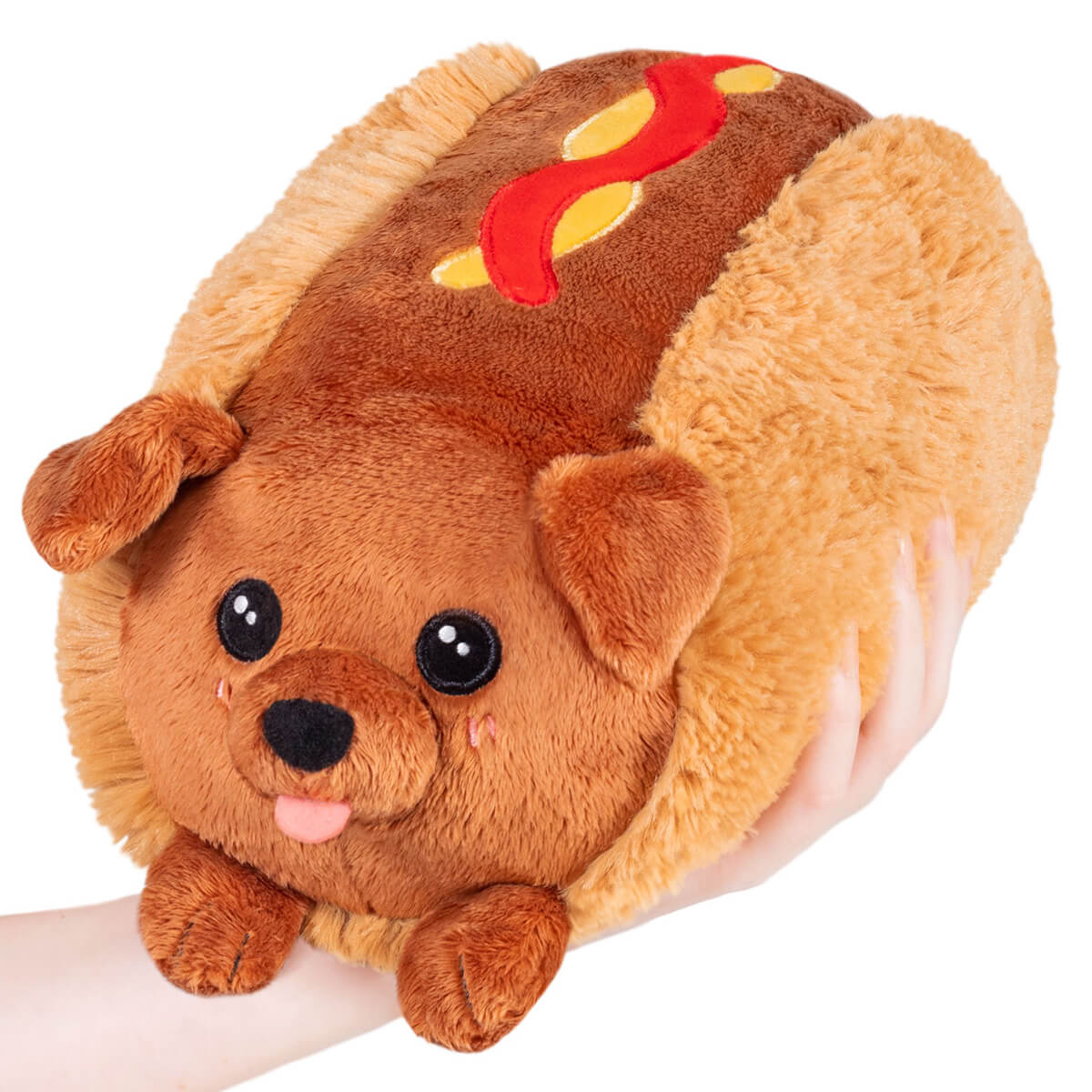 hot dog plush dog toy