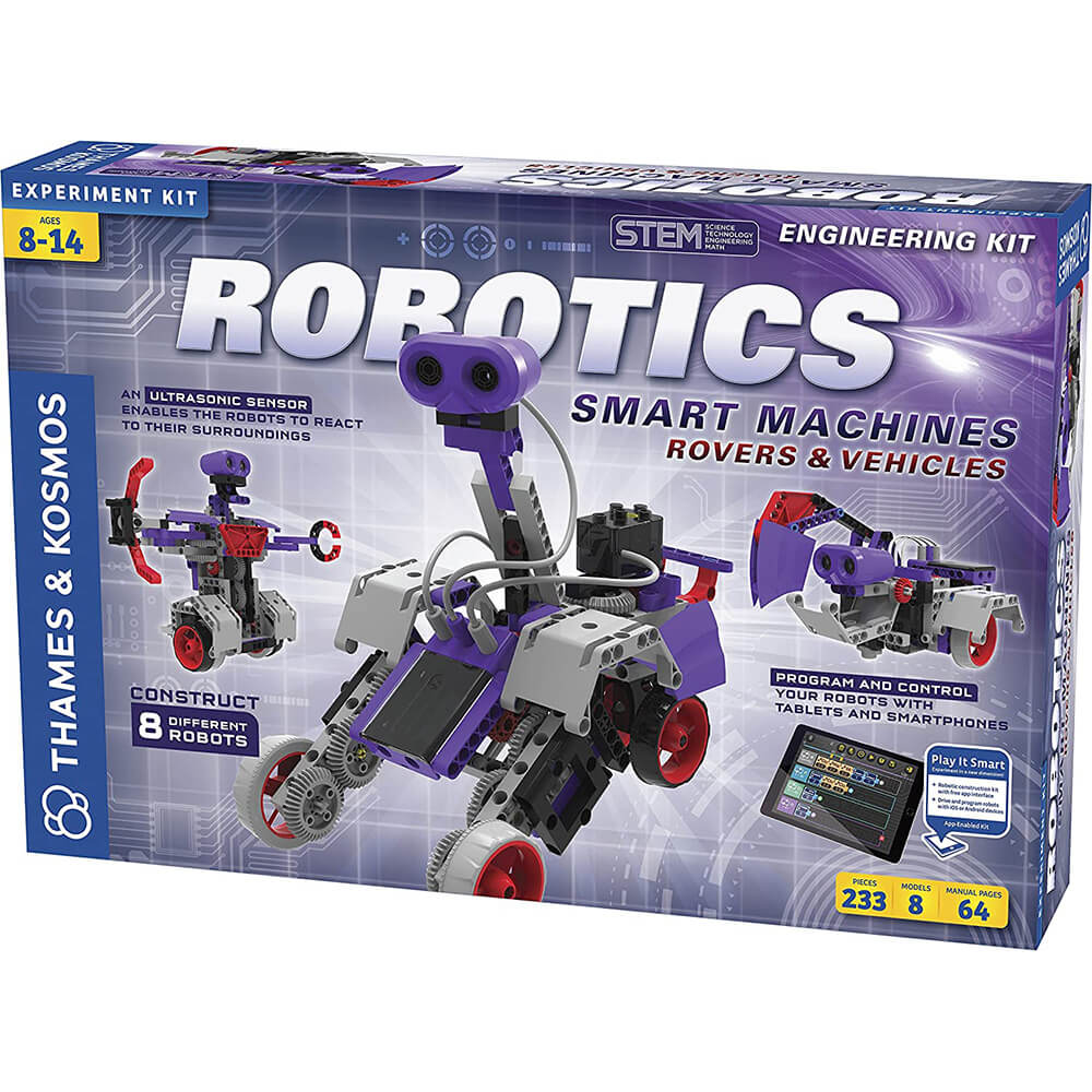  Thames & Kosmos Kids First Robot Engineer STEM Experiment Kit  for Young Learners, Build 10 Non-Motorized Robots, Play & Learn with  Storybook Manual