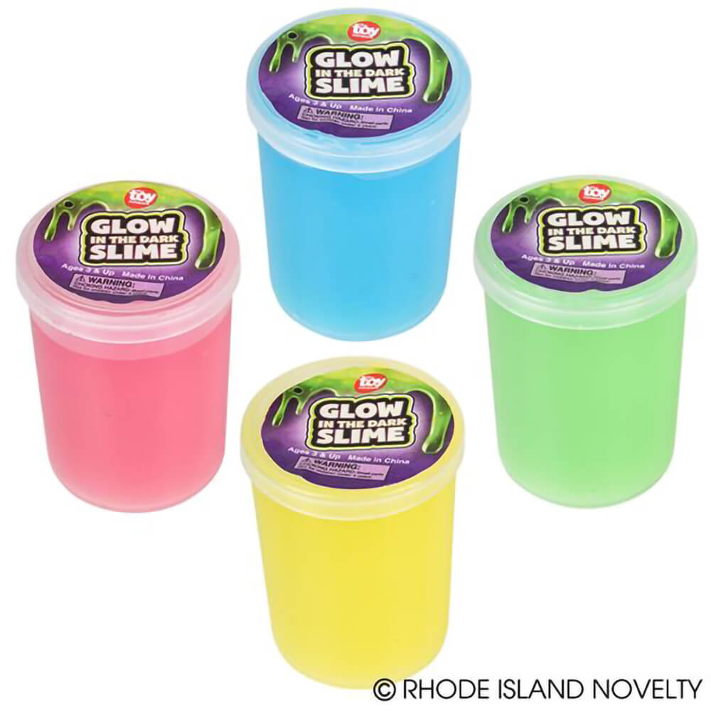 GLOW IN THE DARK GREEN SLIME PKG(4)