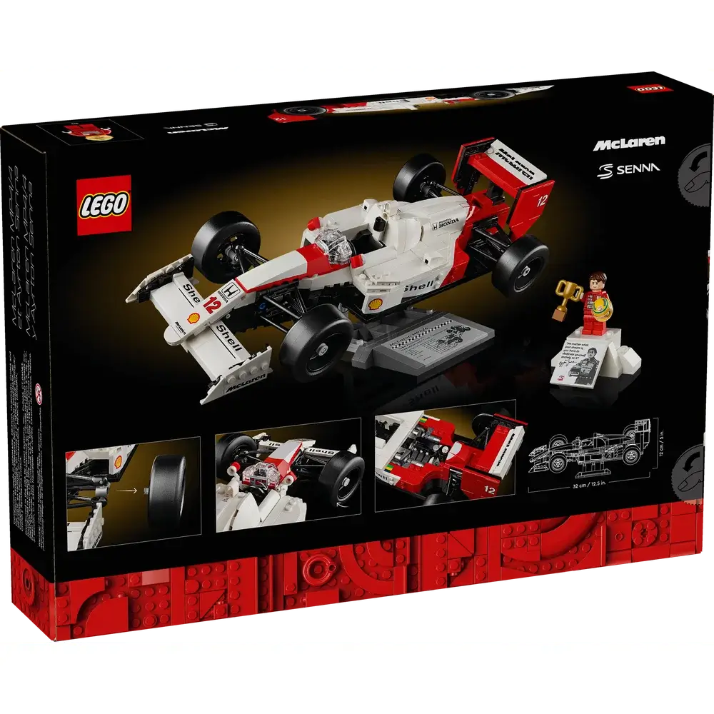 LEGO® Icons McLaren MP4/4 & Ayrton Senna Building Set (10330)