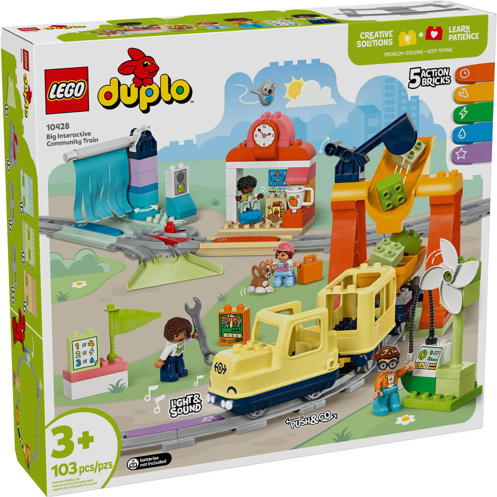 LEGO® DUPLO Big Interactive Community Train Building Kit 10428