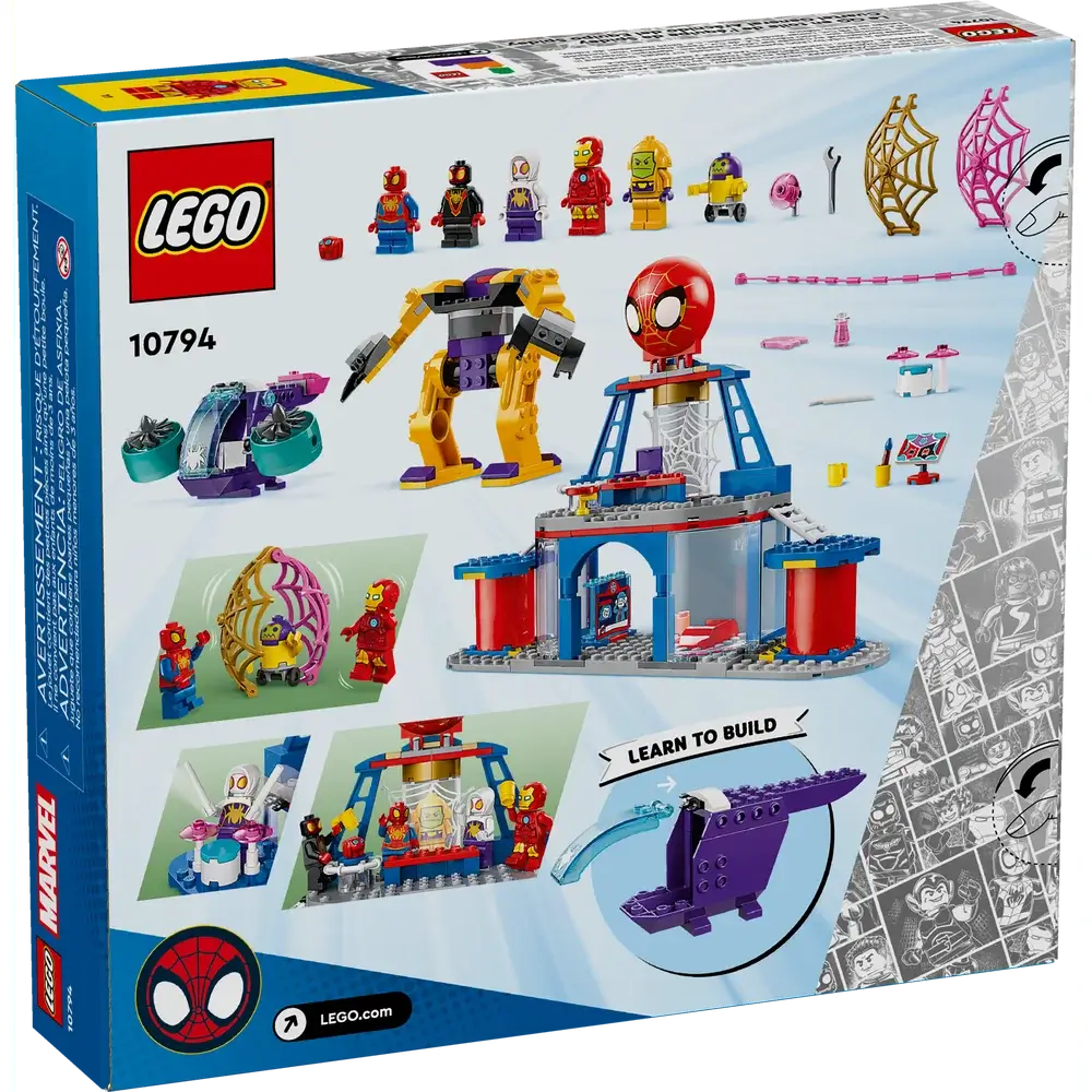 LEGO® 4+ Spidey Team Spidey Web Spinner Headquarters Building Set (10794)