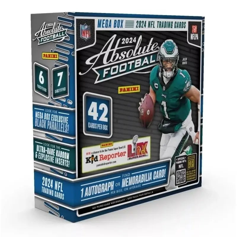 2024 Panini NFL Absolute Football Trading Card Mega Box