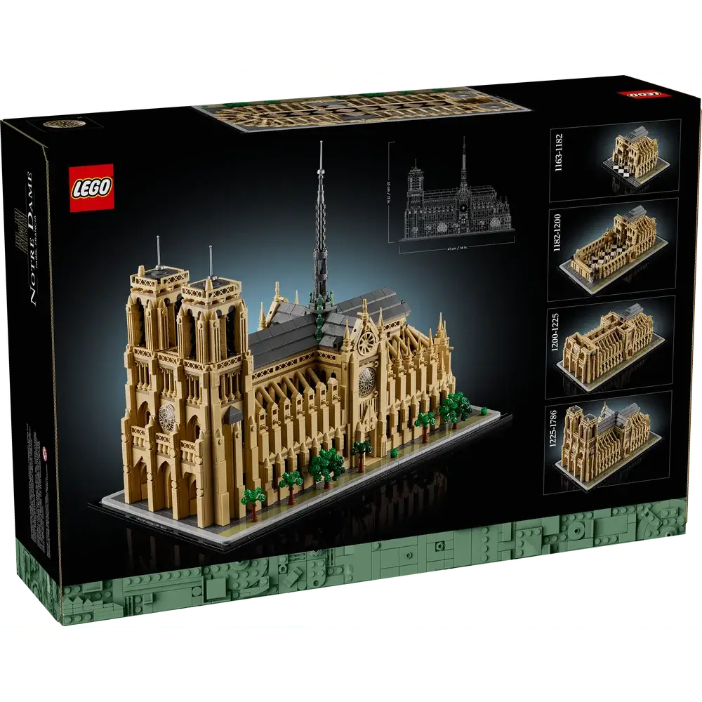 LEGO® Architecture Notre-Dame de Paris 4383 Piece Building Kit (21061)