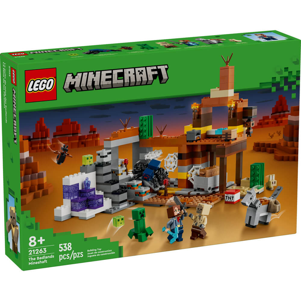 LEGO® Minecraft The Badlands Mineshaft 538 Piece Building Set (21263)