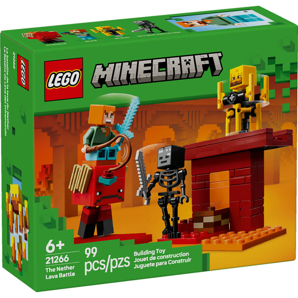 LEGO® Minecraft The Nether Lava Battle Building Kit 21266