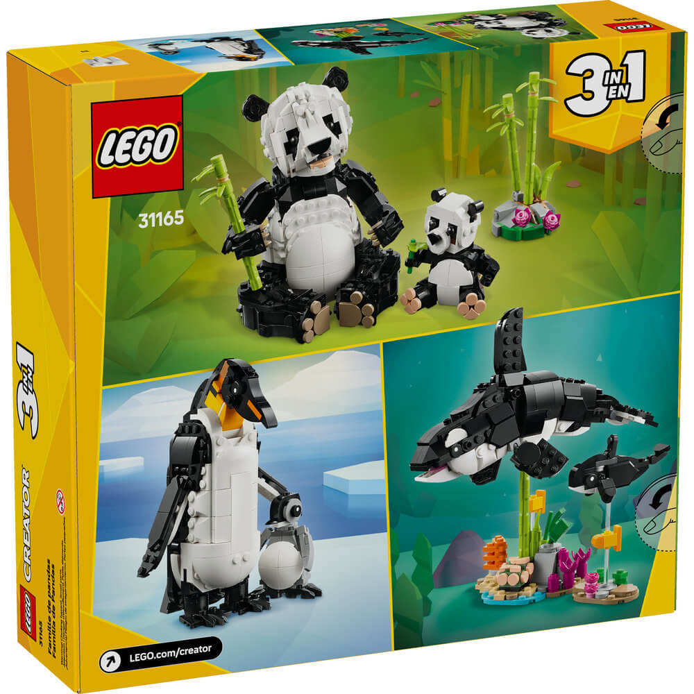 LEGO® Creator Wild Animals Panda Family Building Kit 31165