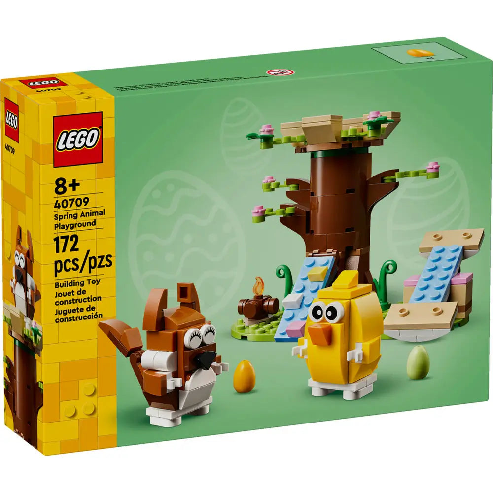 LEGO® Iconic Spring Animal Playground 172 Piece Building Kit (40709)