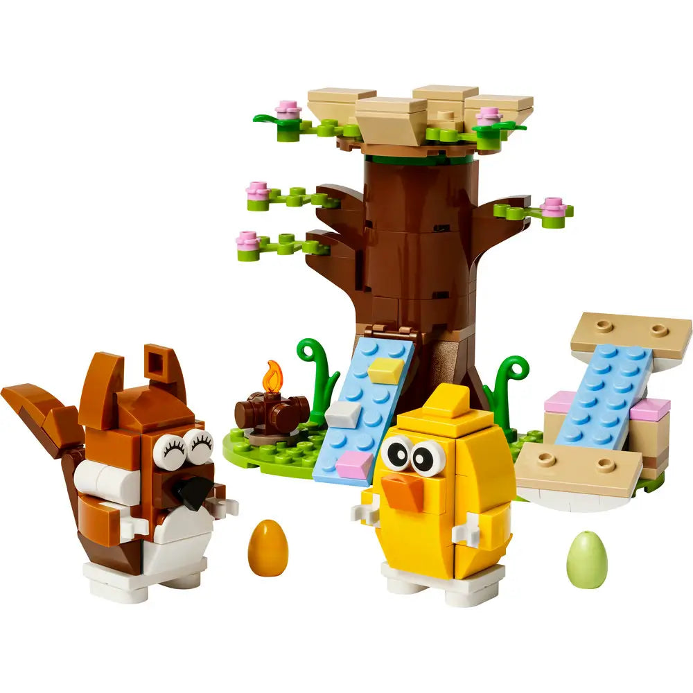 LEGO® Iconic Spring Animal Playground 172 Piece Building Kit (40709)