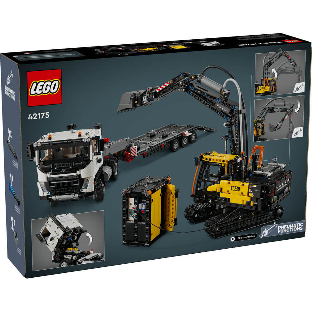 LEGO® Technic Volvo FMX Truck & EC230 Electric Excavator 2274 Piece Building Set (42175)