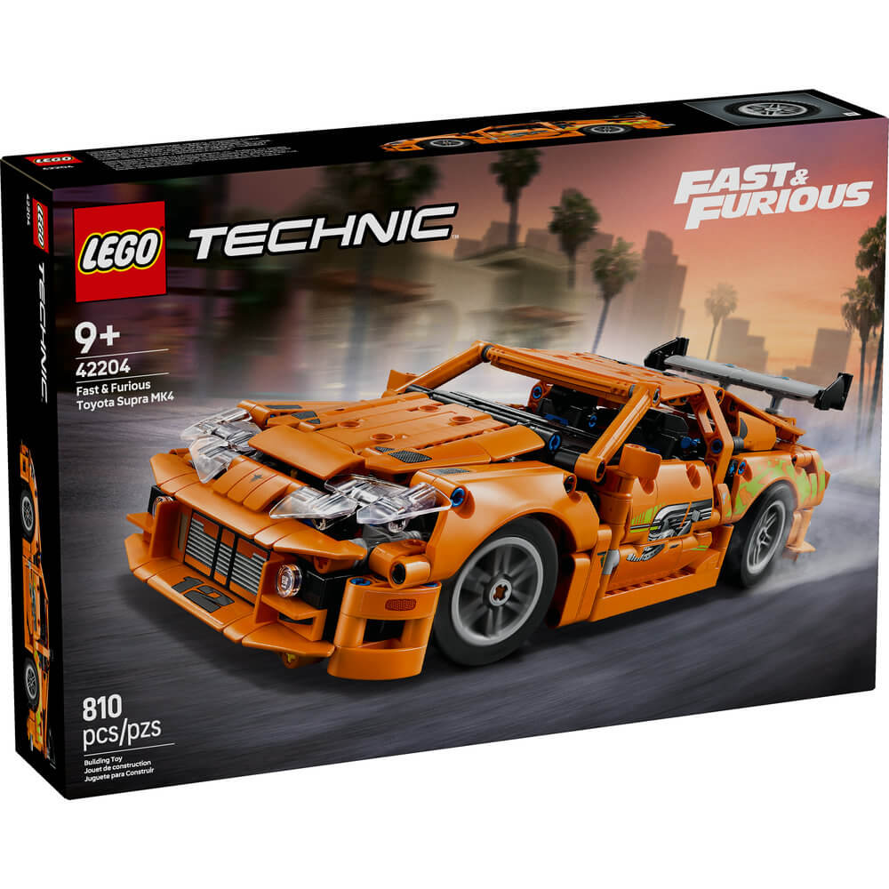 LEGO® Technic The Fast and Furious Toyota Fast and Furious Toyota Supra MK4 810 Piece Building Kit (42204)