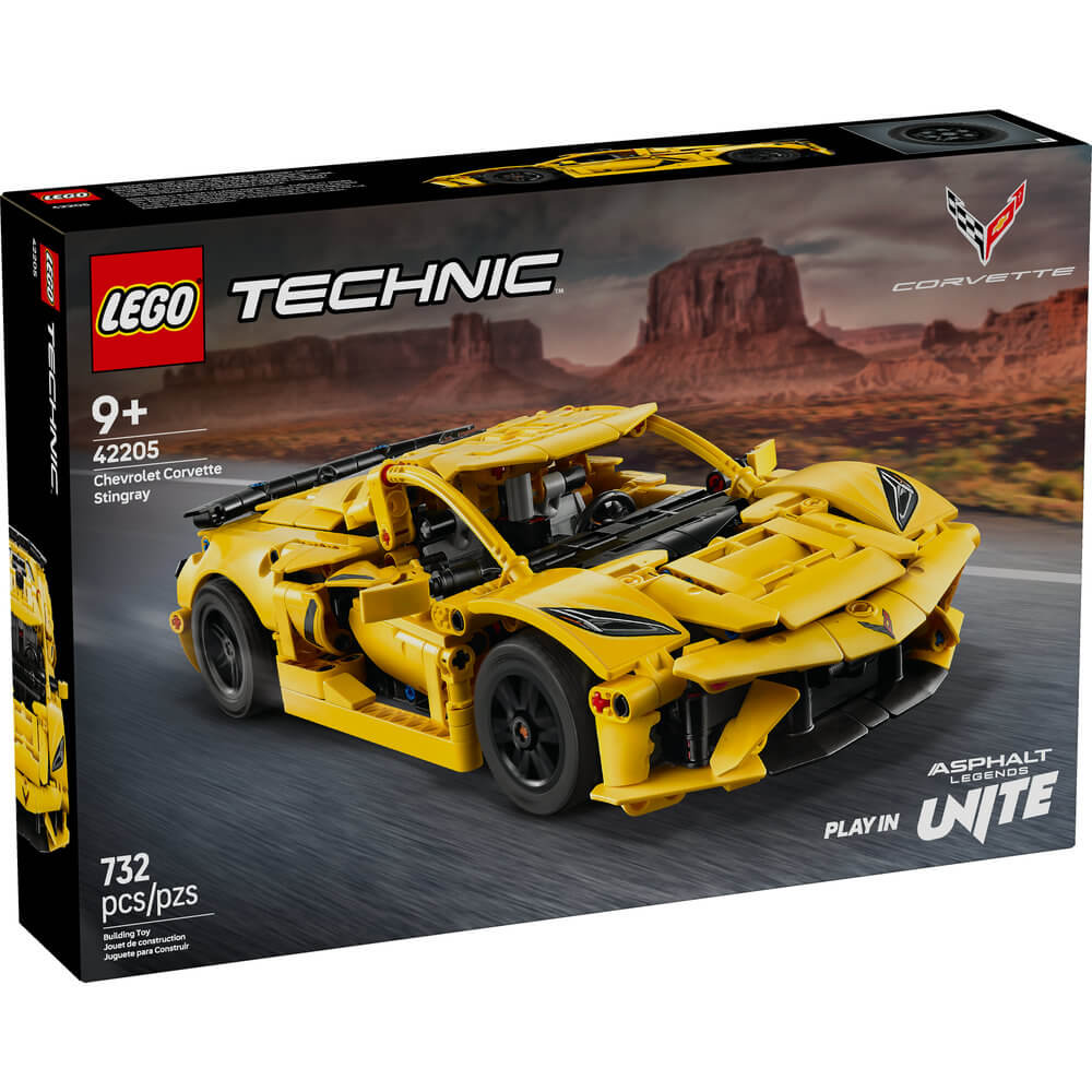 LEGO® Technic Chevrolet Chevrolet Corvette Stingray 732 Piece Building Kit (42205)