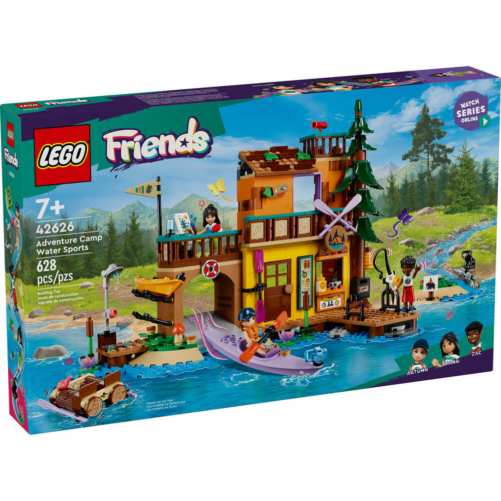 LEGO® Friends Adventure Camp Water Sports 628 Piece Building Set (42626)