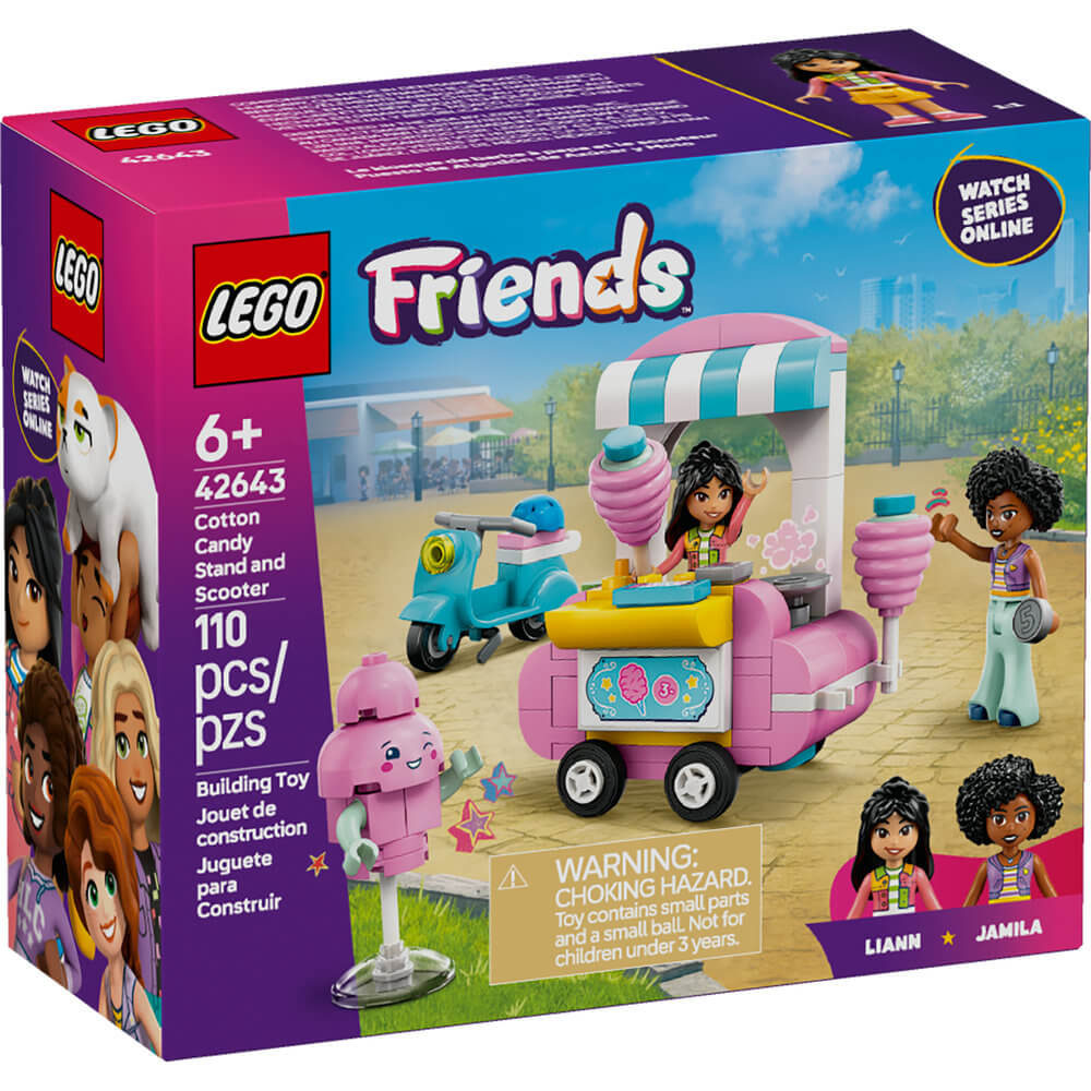 LEGO® Friends Cotton Candy Stand and Scooter Building Kit 42643