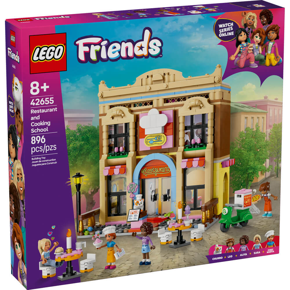 LEGO® Friends Restaurant and Cooking School Building Kit 42655