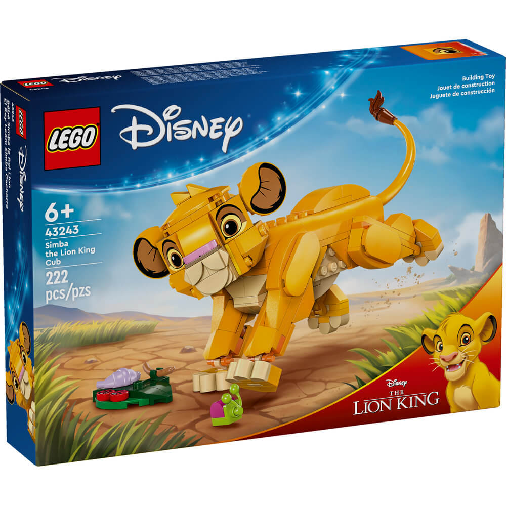 LEGO® Disney Simba the Lion King Cub 222 Piece Building Set (43243)