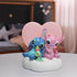 Disney Showcase Stitch and Angel Light-Up Figurine