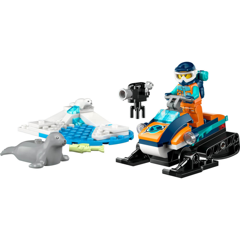 LEGO® City Arctic Explorer Snowmobile 60376 Building Toy Set (70 Pieces)