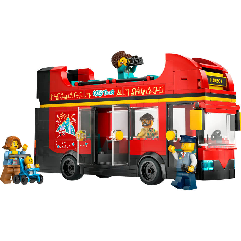 LEGO® City Red Double-Decker Sightseeing Bus 384 Piece Building Set (60407)