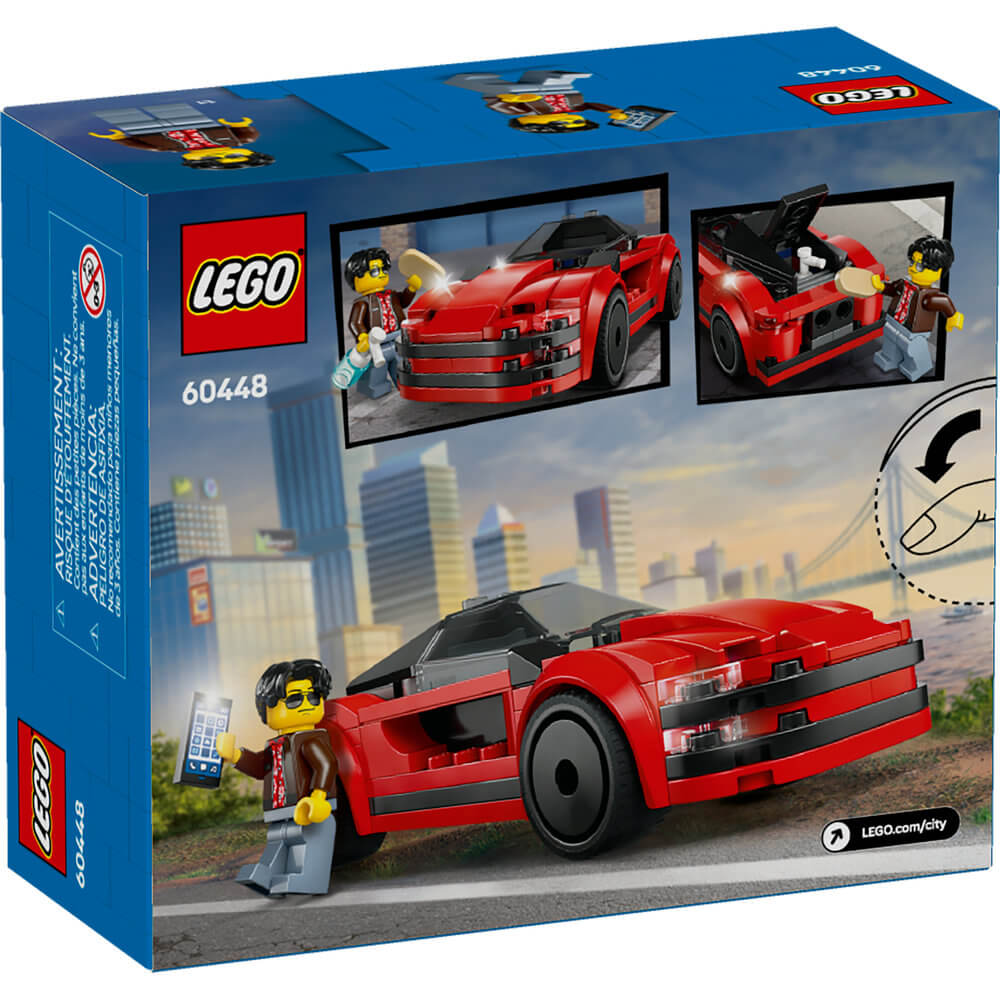 LEGO® City Red Sports Car Building Kit 60448