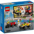 LEGO® City Pizza vs. Fire Truck Race Car Pack Building Kit 60458