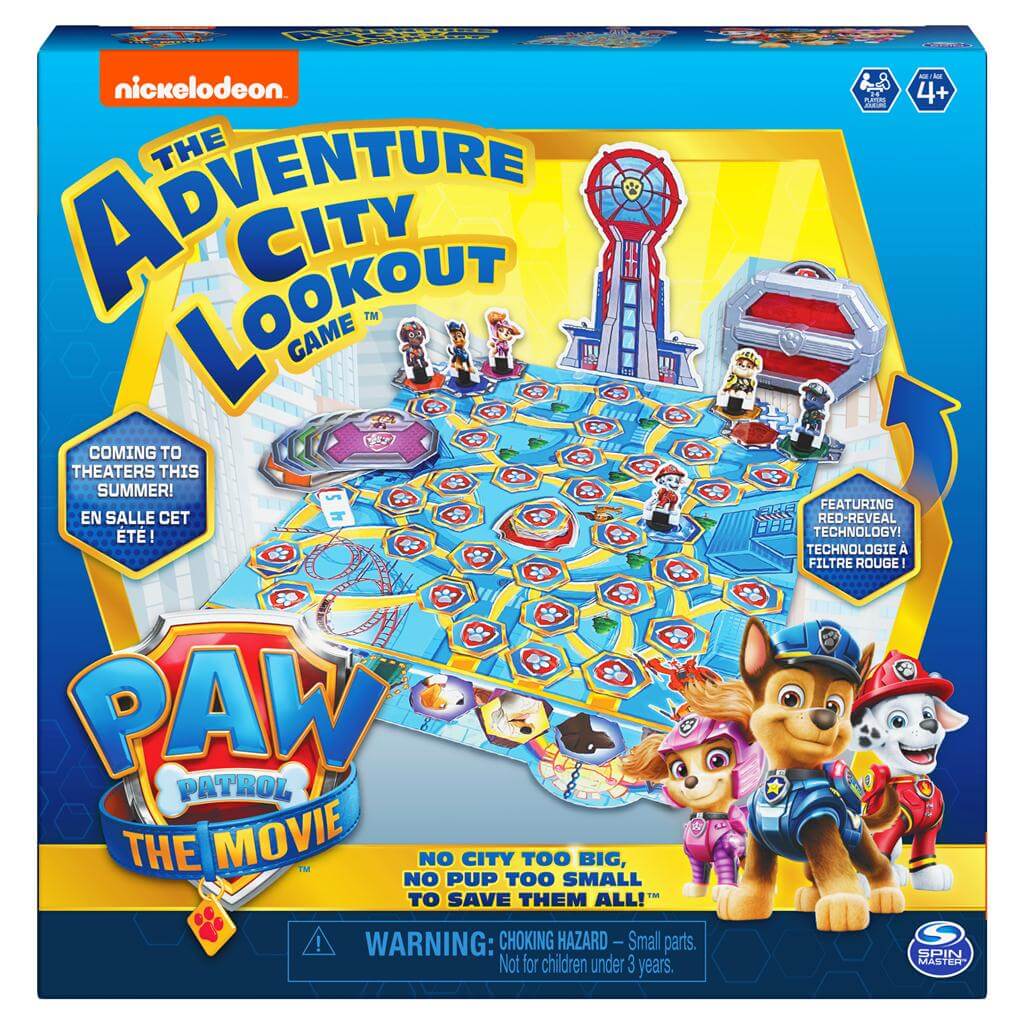 PAW Patrol The Movie The Adventure City Lookout Game