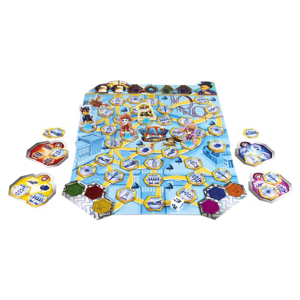 PAW Patrol The Movie The Adventure City Lookout Board Game