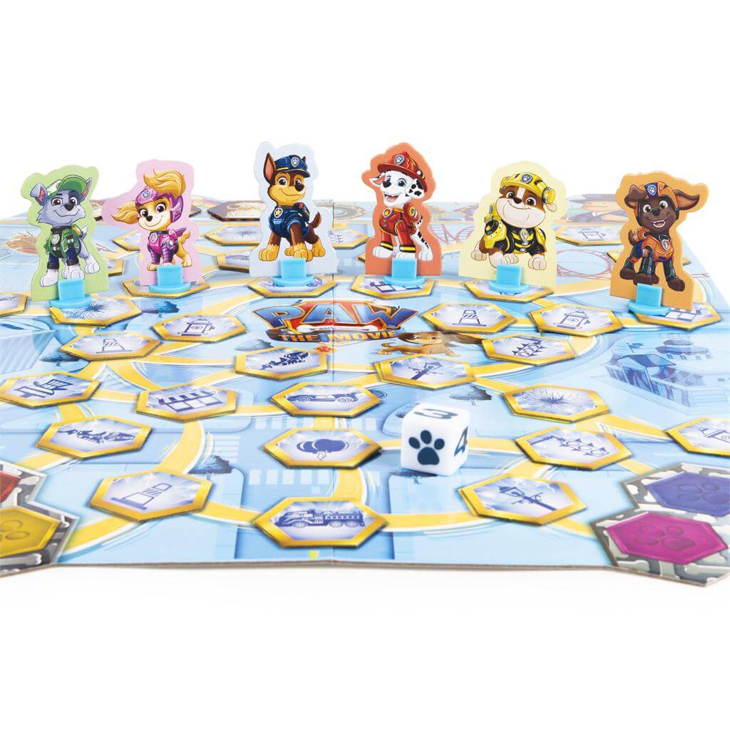 PAW Patrol The Movie The Adventure City Lookout Board Game