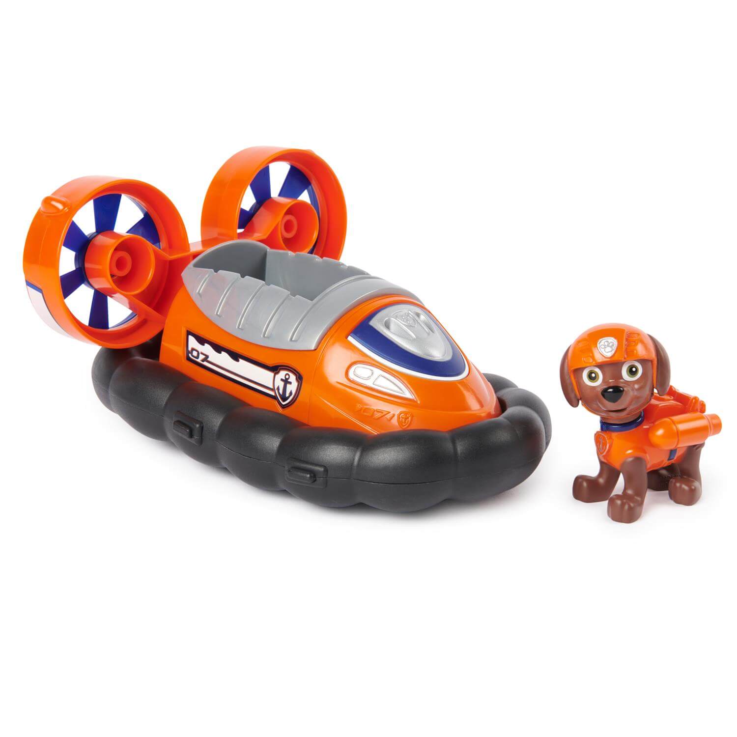 PAW Patrol Zuma and Hovercraft Figure Set