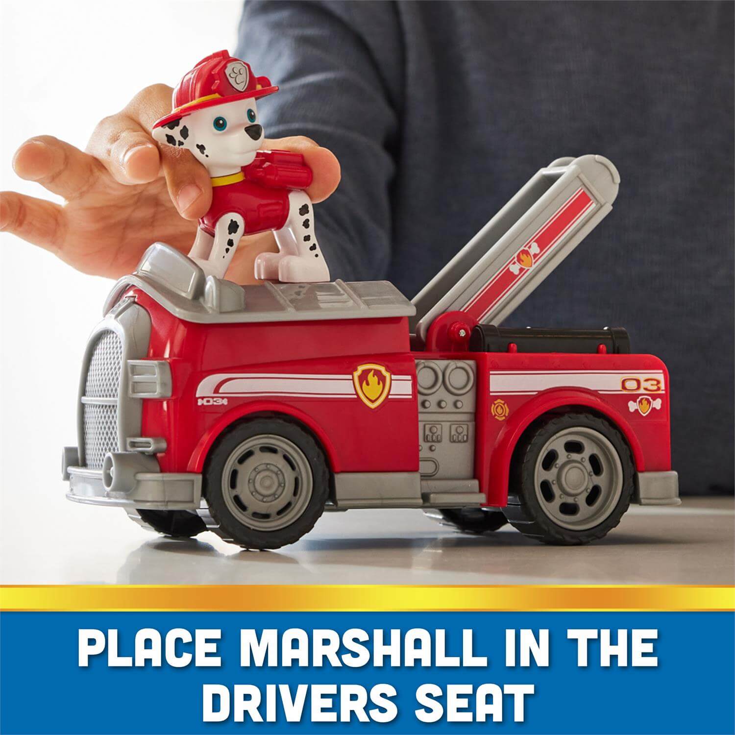 PAW Patrol Marshall and Firetruck Figure Set