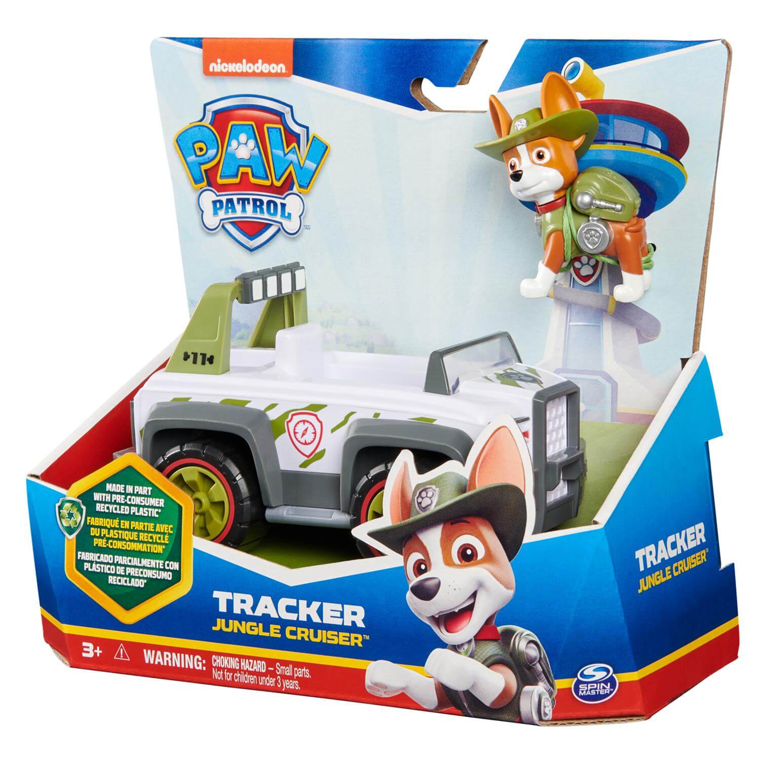 PAW Patrol Tracker and Jungle Cruiser Figure Set