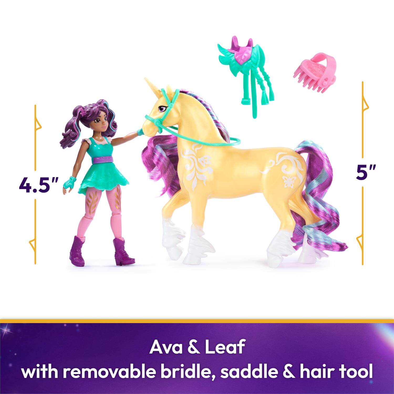 Unicorn Academy Ava and Leaf Set