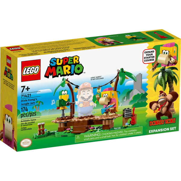 LEGO® Super Mario™ Dixie Kong’s Jungle Jam Expansion Set 71421 Building Toy  Set (174 Pieces)